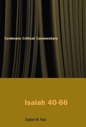 Isaiah 40-66: A Commentary