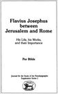 Flavius Josephus, between Jerusalem and Rome