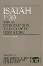 Isaiah 1-39 with an Introduction to Prophetic Literature