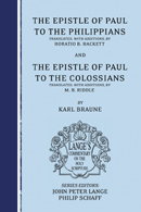 The Epistle of Paul to the Philippians and Colossians 