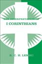 The Interpretation of I Corinthians