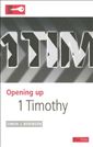 Opening up 1 Timothy