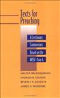 Texts for Preaching: A Lectionary Commentary, Based on the NRSV, Vol. 1: Year A