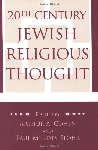 20th Century Jewish Religious Thought