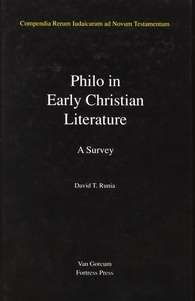 Jewish Traditions in Early Christian Literature: Volume 3: Philo in Early Christian Literature