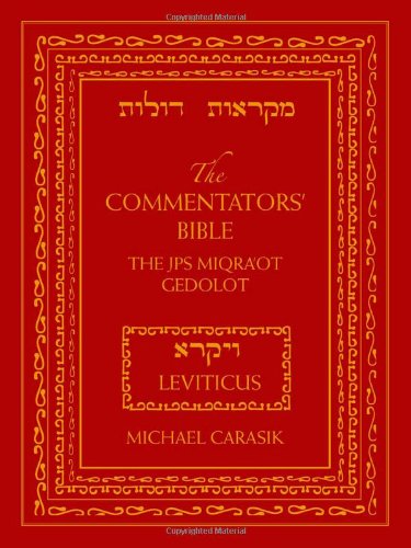 Leviticus: The Rubin JPS Miqra'ot Gedolot
