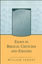 Essays in Biblical Criticism and Exegesis