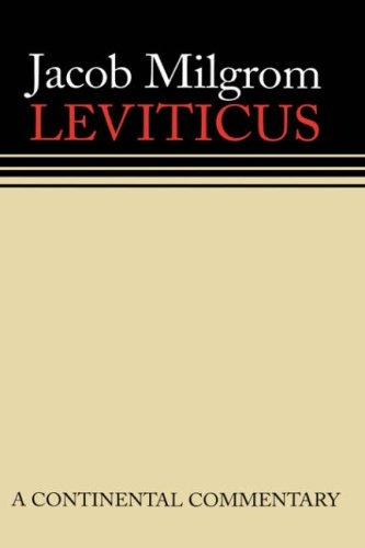 Leviticus: A Book of Ritual and Ethics