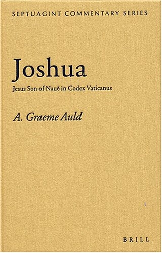 Joshua: Jesus Son Of Naue In Codex Vaticanus