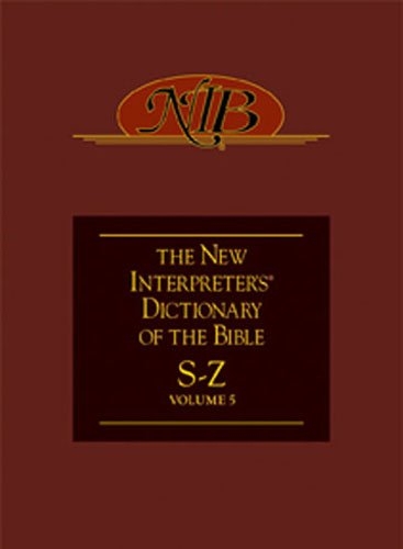 New Interpreter's Dictionary of the Bible Volume 5 - NIDB